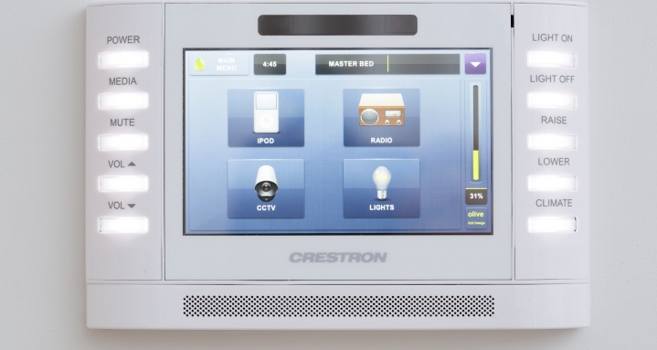 Fulham Road Chelsea Crestron TPMC-4SM Door Entry CCTV Multi-Room Audio and Crestron Lighting Control
