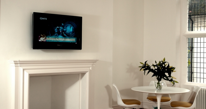 Master Bedroom with Pioneer plasma