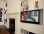 Pioneer plasma mounted on pull & rotate wall bracket