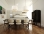 Kitchen with wall mounted Sony LCD screen and in-ceiling loudspeakers