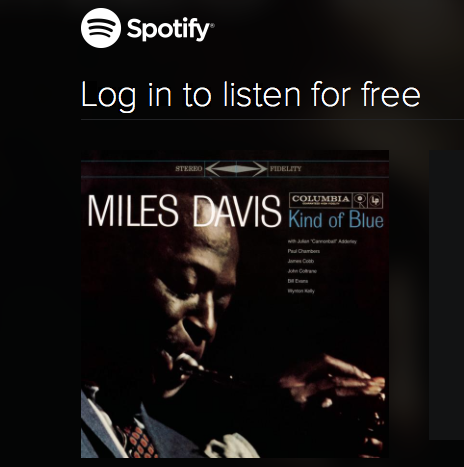 Spotify, jazz, Miles Davis, music, film, movies